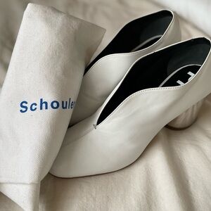Proenza Schouler White Leather Heels